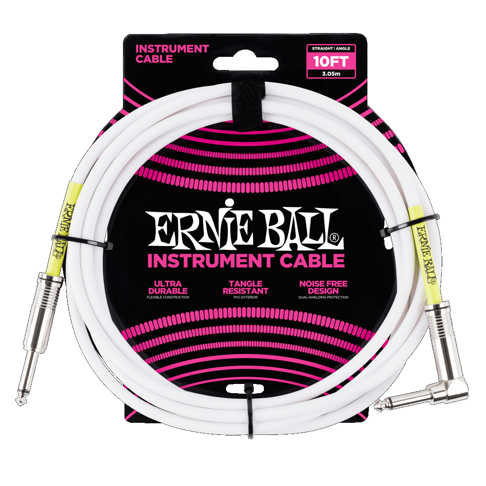 6049 Ernie Ball 10ft Cable Whit