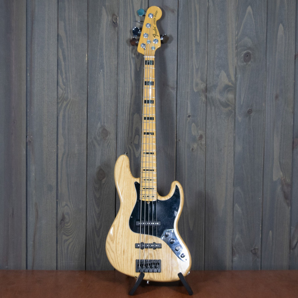 Fender US Jazz Bass Dlx V Ash w/ OHSC (Used - 2015)