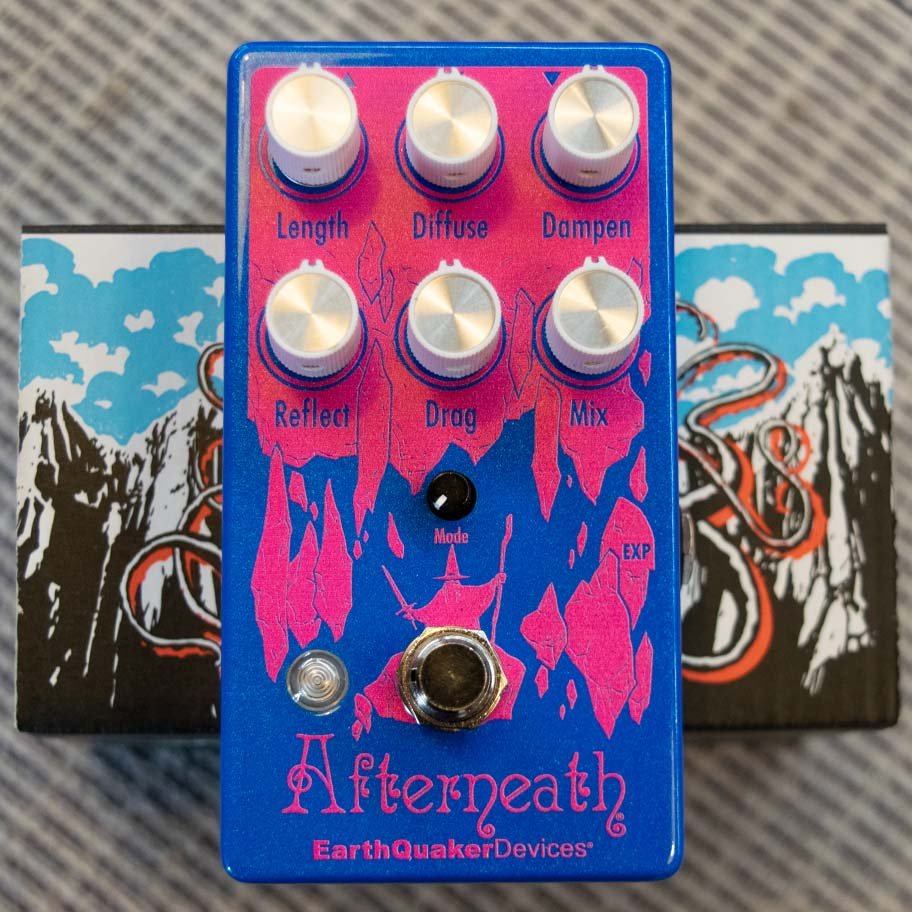 EarthQuaker Devices Afterneath Blue Magenta