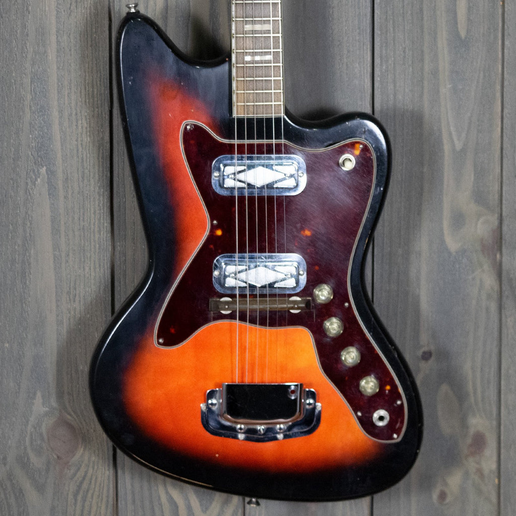 Silvertone 1478 Sillhouette w/ Gig Bag (Vintage - 1960s)