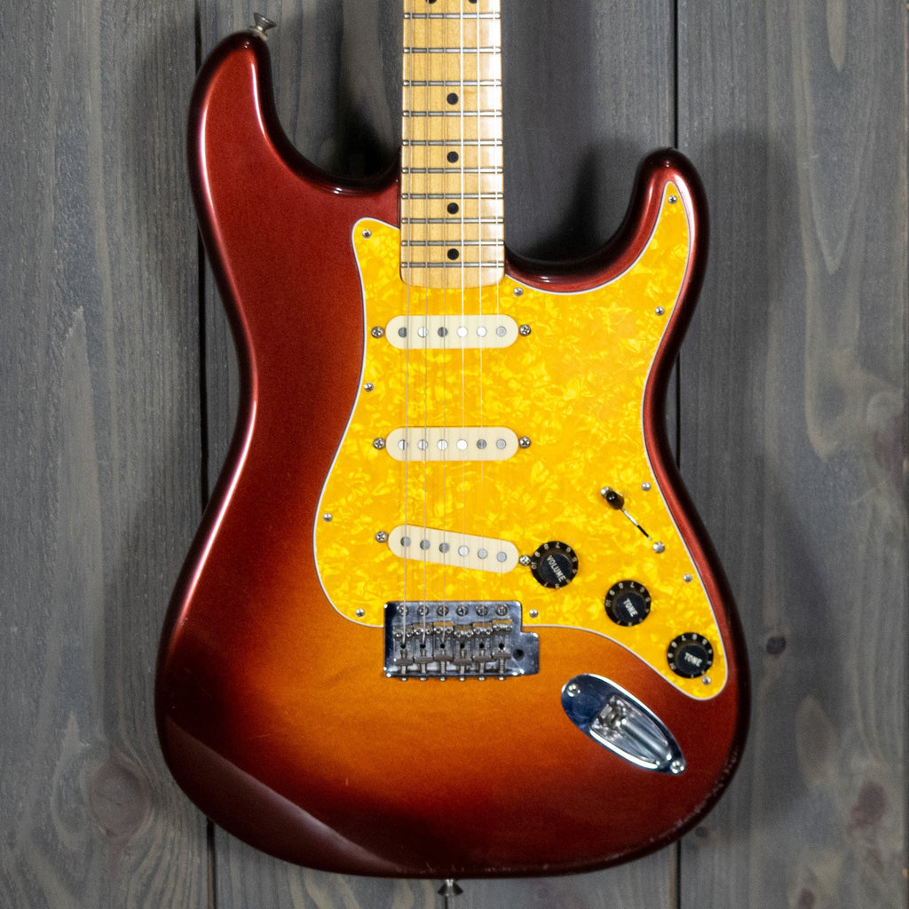 Fender MIM Sunset Metallic Stratocaster w/ Gig Bag (Used - 2010)