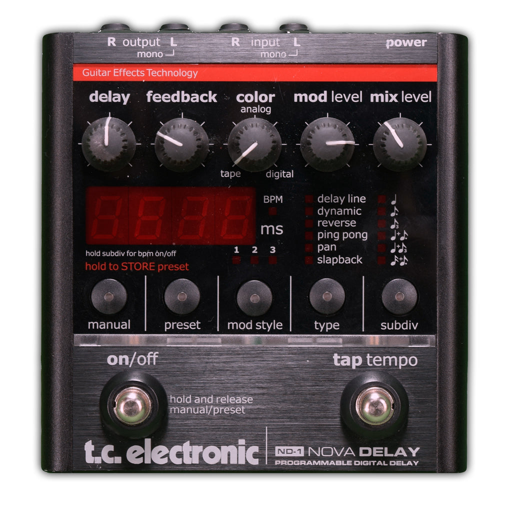 Used TC Electronic ND-1 Nova Delay w/ Power Supply