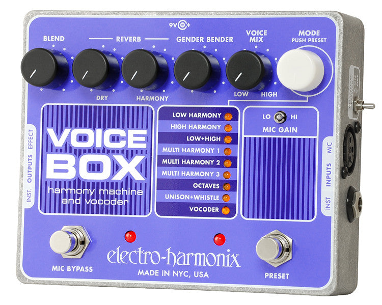 Electro-Harmonix Voice Box Harmony & Vocoder