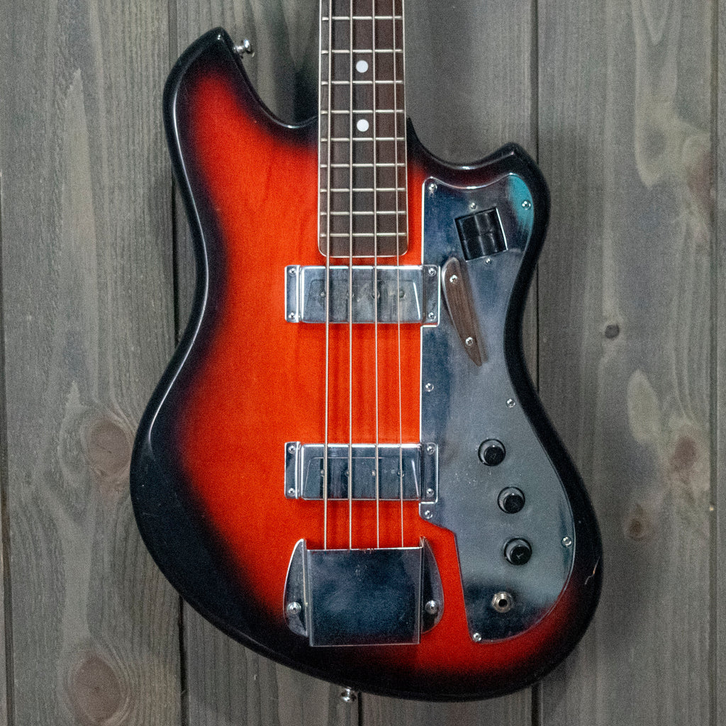 Lyle 4 String Bass Red Burst MIJ w/ Gig Bag (Vintage - 1960s)